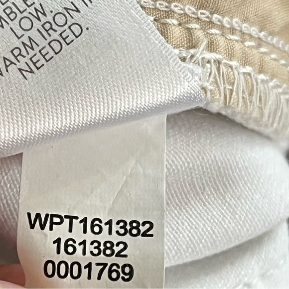 NWT J. Jill High Rise Cropped Split Hem Jeans - White - Picture 15 of 15